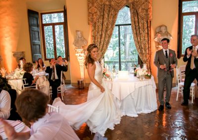 Wedding reception at Castello di Montegufoni